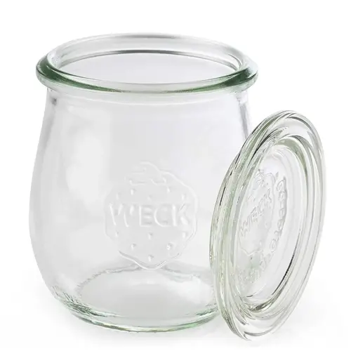 12 Weck-potten met deksels, tulpvorm, 220 ml - APS