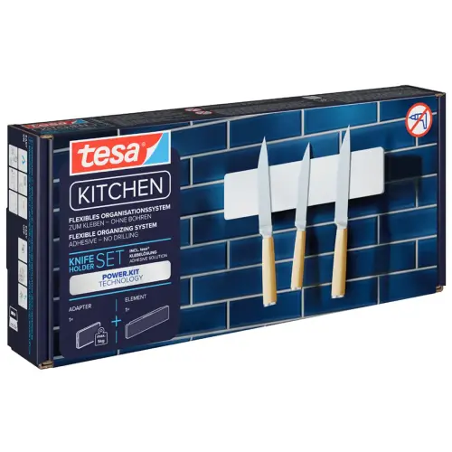Messenhouder, wit - Tesa 