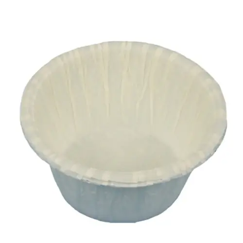 Bakvorm voor muffins, papier, wit - Papstar