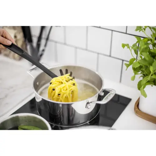 Pastalepel, zwart - Gastromax
