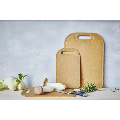 Biologisch snijplank, 350 x 250 mm, houtlook - Gastromax