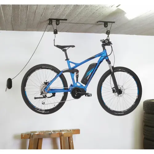 FISCHER Fietsendrager lift PLUS, capaciteit: 30 kg, zwart