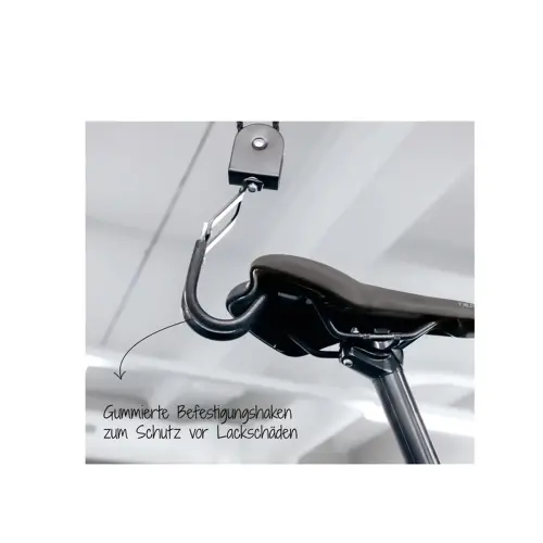 FISCHER Fietsophangsysteem PROFIPLUS, draagvermogen: 57 kg, zwart