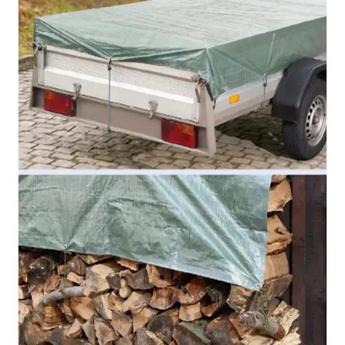 WESTEX Zeildoek met ogen, 6 x 8 m, groen, 75 g