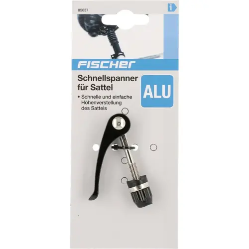 FISCHER Snelsluiting voor zadelklem, zwart