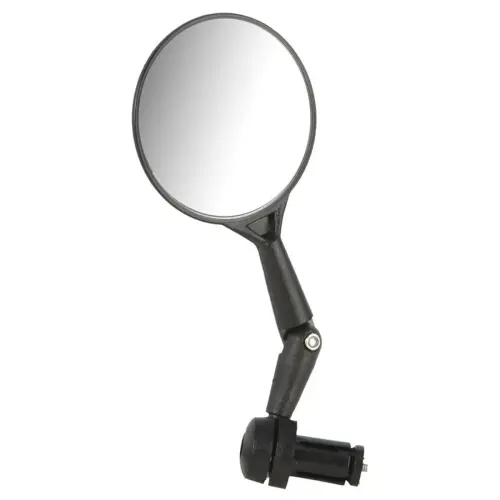 FISCHER Fietsachteruitkijkspiegel groothoek, zwart