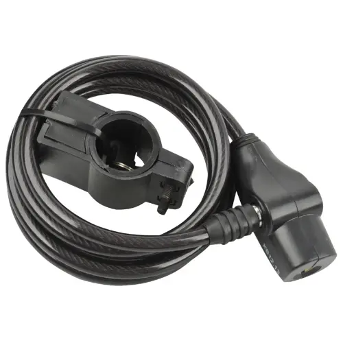 FISCHER Fietsslotkabel, lengte: 1.800 mm, zwart