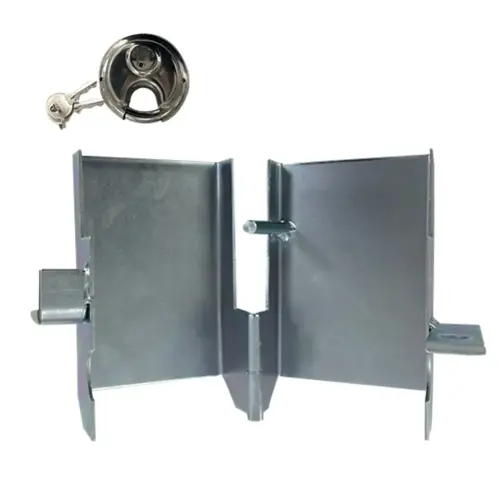 Aanhanger- en caravanbeveiliging - inklapbaar - met hangslot - IWH