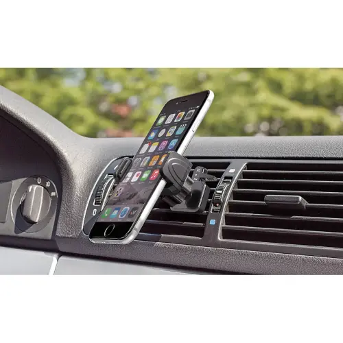 WEDO Smartphonehouder voor auto 'Clip-it plus', zwart