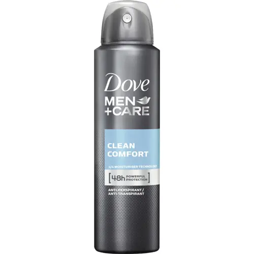 Dove MEN + CARE Deodorant CLEAN COMFORT, spray 150 ml