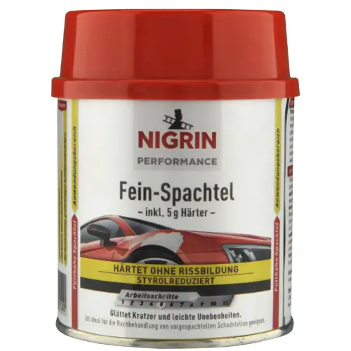 Fijne spatel Performance - 250 g - wit - Nigrin