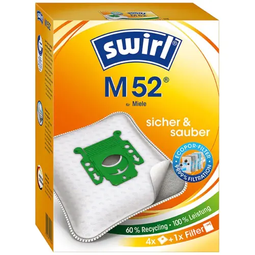 swirl Stofzuigerzak M 52, met MicroporPlus filter