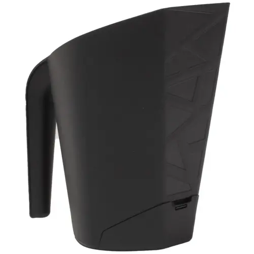 EDA XL pelletschep, kunststof, zwart 