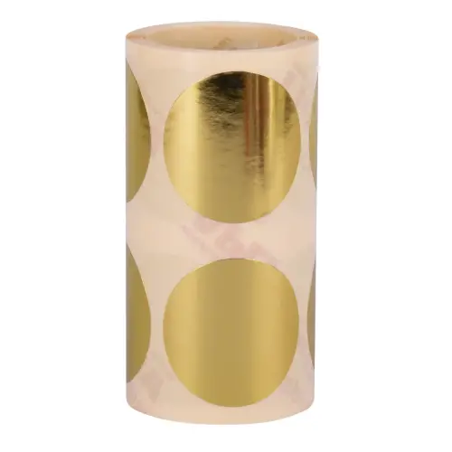 Rol stickers rond Ø 45 mm goud - Apli