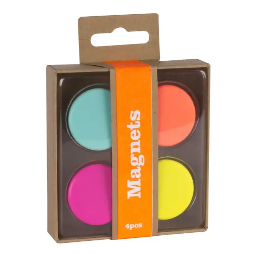 Fluor magneten collectie 4 stuks - Apli 