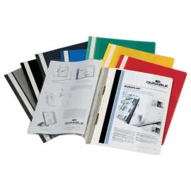 25  Personaliseerbare mappen met snelhechter Duraplus - Verschillende kleuren - DURABLE 