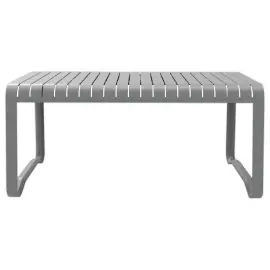 Eettafel VERANO - Buiten - 6 plaatsen - Aluminium grijs - OFFICEPRO 