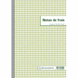 Doorschrijfboek A4 bedrukt: Onkostennota's 50 vellen duplo 