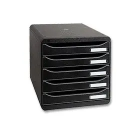 Archiefmodule Big Box Plus 5 laden - Zwart - Exacompta 