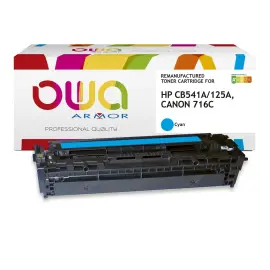 Lasercartridge HP 125A cyaan CB541A ARMOR compatibel 