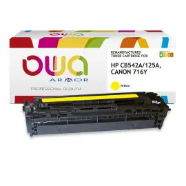 Lasercartridge 125A Geel CB542A ARMOR compatibel 