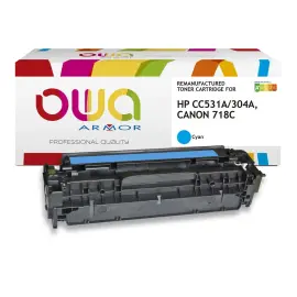 Lasercartridge HP 304A cyaan CC531A ARMOR compatibel 
