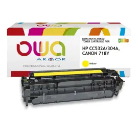 LasercartridgeHP 304A Geel CC532A ARMOR compatibel 