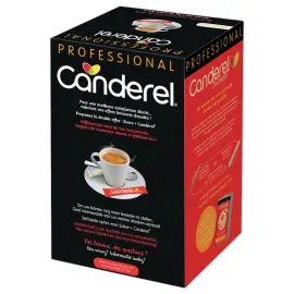250  Zoetstofsticks CANDEREL in verdeeldoos300g 