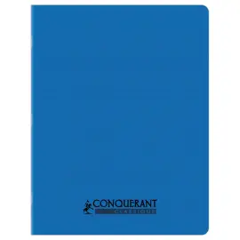 Polypropyleen schrift met nietjes 96 bladzijden SEYES 170x220 90g blauw 
