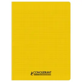 Polypropyleen schrift, genaaid, 48 pagina's, SEYES, 240x320 mm, 90g, geel 