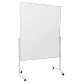 Multifunctional mobiel whiteboard 2 zijden L70xH120 