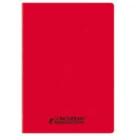 Polypropyleen schrift met nietjes 96 pagina's SEYES 210x297 90g rood 