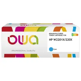 Compatibele toner HP W2201X OWA cyaan 
