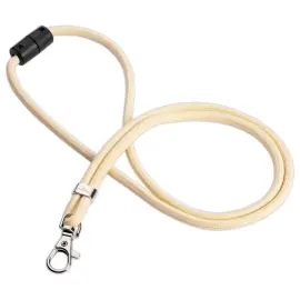 10 Ronde koorden met karabijnhaak - Gebroken wit - DURABLE 
