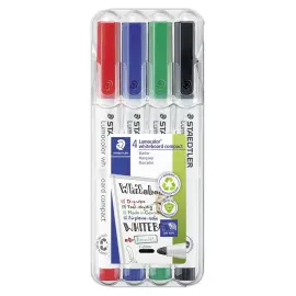 4 uitwisbare markers Lumocolor 341 - STAEDTLER 