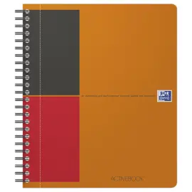 Spiraalschrift Activebook International - A5+ - 160 pagina's - Gelijnd - OXFORD 