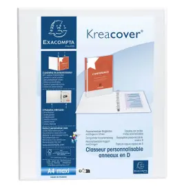 3-zijdige op maat gemaakte ordners Kreacover - Rug 3.4 cm - EXACOMPTA 