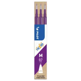 3  Navulling voor Frixion balpen - Violet - PILOT 