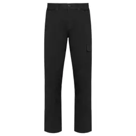 Katoenen broek - Stretch - Maat 34 - Donkergrijs 