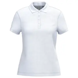Damespolo - Korte mouwen - Maat 3XL - Wit 