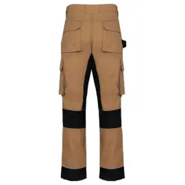 Werkbroek voor heren - Maat 52 - Camel en zwart 