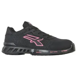 Paar VEILIGHEIDSSCHOENEN MICHELLE ESD S1P SRC - ZWART/ROZE MAAT 41 