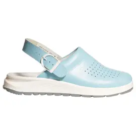 Paar geperforeerde schoenen met gesp - Maat 39 - Blauw 