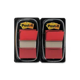002 Dispensers van POST-IT zachte indextab-bladwijzers Rood 