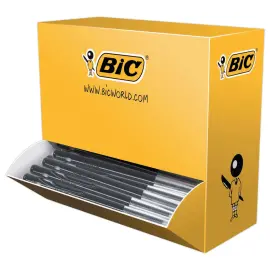 100  Intrekbare balpen M10 - Verpakking van 90 + 10 gratis - Medium schrift - Zwart - BIC 