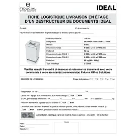 Leveringspakket voor de destructieve verdieping IDEAL 3104 en 4002 