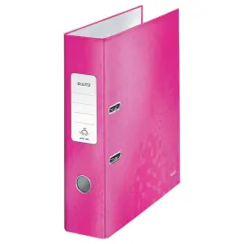 Ordner met hefboom WOW 180&deg; - Roze - LEITZ 