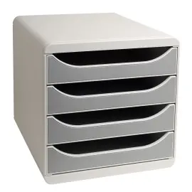 Opbergmodule 4 laden Big Box Lichtgrijs 