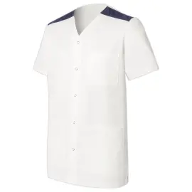 MEDISCHE TUNIEK KORTE MOUWEN F VALENTINE HASSON&ndash;WIT MARINE&ndash;M.1 
