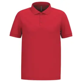 Herenpolo - Korte mouwen - Maat S - Rood 